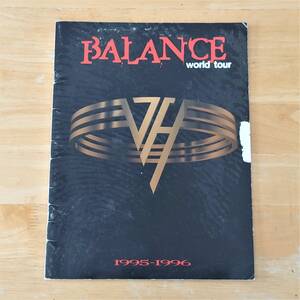 ★ 【USED】 VanHalen ヴァンヘイレン BALANCE world tour 1995-1996 ワールドツアー パンフレット ★