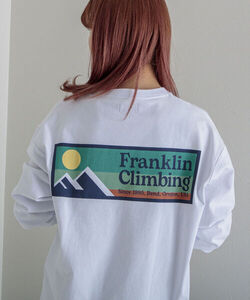 「Franklin Climbing」 長袖Tシャツ MEDIUM ホワイト メンズ