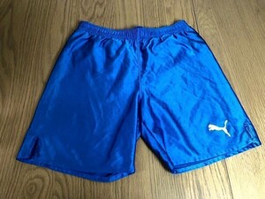 プーマPUMA サッカーパンツ　M 光沢　難あり　23-0125-01