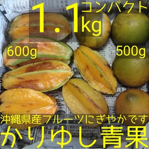 沖縄県産カニステル約500g+スターフルーツ約600g各Ｂ品計約1.1kg【宅急便コンパクト】③