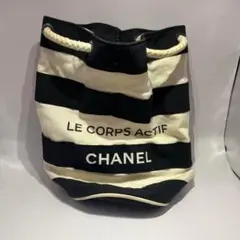 CHANEL 巾着　防水　ショルダーバッグ　ミニリュック　シャネル