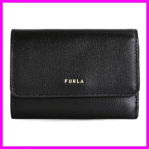 【フルラ FURLA 】 BABYLON　バビロン　ONYX　ブラック レディース 3つ折り財布　PCZ0UNO B30 O60 F