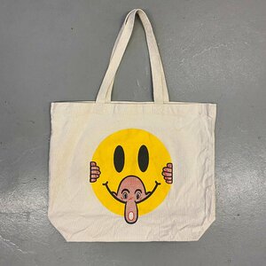 ☆BRAIN DEAD × Eric Elms ブレインデッド×エリックエルムズ☆スマイル キャンバス プリント トートバッグ canvas Tote Bag