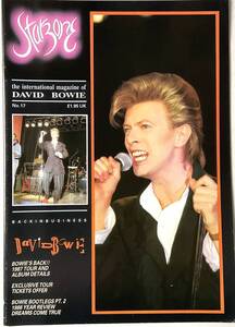 デヴィッドボウイ DAVID BOWIE 英国 古書 1986？ STARZONE No.17