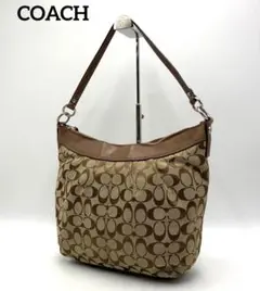 COACH コーチ　ハンドバッグ　シグネチャー　肩掛け　ワンショルダー　オシャレ