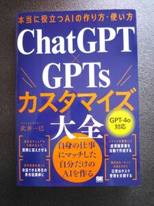 本当に役立つAIの作り方・使い方 ChatGPT×GPTsカスタマイズ大全 武井一巳