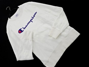 Champion チャンピオン ロゴ トレーナー スウェット sizeS/白 ◇■ ☆ elb6 メンズ