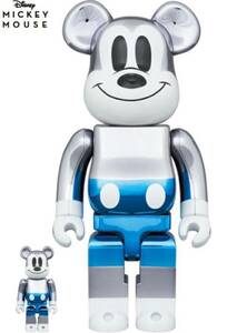 BE@RBRICK fragmentdesign MICKEY MOUSE BLUE Ver.400% 100% EXHIBITION 