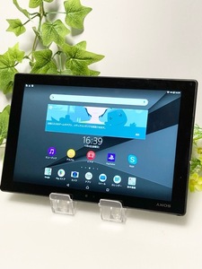 液晶美品 Xperia Z4 Tablet Wi-Fiモデル★ SGP712JP ブラック★ 10.1インチ タブレット SO-05G同型 3GB/32GB★ A6991