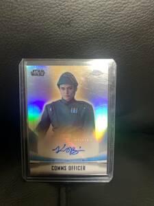 スターウォーズ　マンダロリアン　topps COMMS Officer サインカード