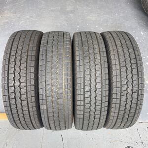 ダンロップ WINTERMAX SV01 195/80R15 107/105LT 2020年製　バリ山　4本セット