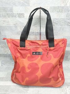 ◇ adidas × Marimekko マリメッコ 総柄 トート バッグ レッド レディース P