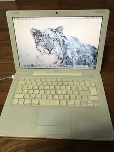 Apple Mac Book Intel core2duo 2.13Ghz 1GB 800Hz DDR2SDRAM A1181 Mac book 3.1 10.6.8クリーンインストール　バッテリー難あり　元箱有