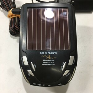 ジャンク CELL AUTO SR-975GPS GPS搭載レーダー探知機 シガープラグ ソーラーレーダー探知機 セルオート ※個人宛は支店止めのみ※