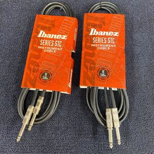 IBANEZ SERIES STC INSTRUMENT CABLE 10 3.05m シールド 楽器用ケーブル 2本セット　U54