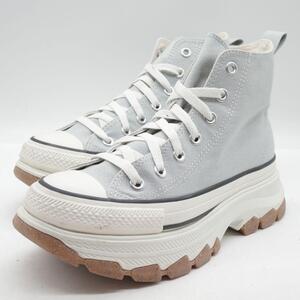 CONVERSE ALLSTAR TREKWAVE HI コンバース 厚底 スニーカー 24.5cm グレー 1SD412 アメカジ 完売モデル 人気モデル クリーニング済み