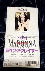 マドンナ　madonna 8cm　cd ライク・ア・プレイヤー　like a prayer 10P3-6112 cds