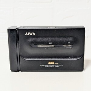 AIWA HS-PL50 アイワ ステレオカセットプレーヤー BBE SYSTEM HS-PL50 動作未確認 現状品