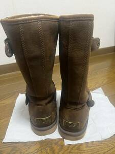 UGG エンジニアブーツ ムートンブラウン サイズ6