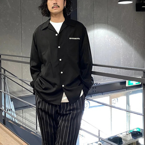 WACKO MARIA/ワコマリア/24FW/24AW/50’s SHIRT L/S (TYPE-2)/オープンカラーシャツ/胸刺繍ロゴ/SIZE XL/ビッグシルエット