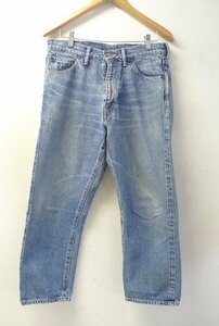 ◆eel イール ウォッシュ ブルー 砂浜　デニム 耳付き　セルビッチ　デニム ウォッシュ　ブルー sunahama denim サイズM