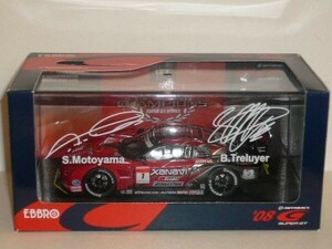 ☆1/43 EBBRO SUPER GT500 XANAVI NISMO GT-R 2008 NISMO FESTIVAL No.1 赤/銀