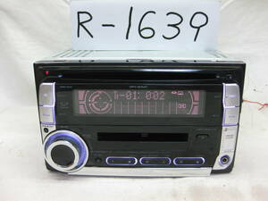 R-1639　KENWOOD　ケンウッド　DPX-50MDD　MP3　MDLP　フロント AUX　2Dサイズ　CD&MDデッキ　補償付