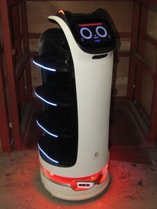 【引取限定・中古現状品】PUDU ネコ型配膳ロボット BellaBot ベラボット Bella Bot 通電起動確認のみ 2021年使用開始 2