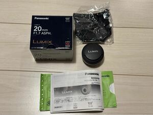 Panasonic LUMIX 20mm f1.7 ASPH