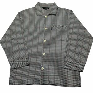 Aquascutum アクアスキュータム パジャマシャツ 千鳥格子 S