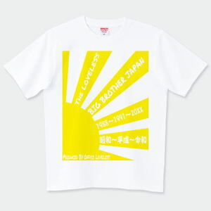 ☆Ls (Loveless) Loveless History T-SH (6.2オンス).COLOR：WHT×YELLOW.SIZE：XS～3XL ≪即決商品≫☆