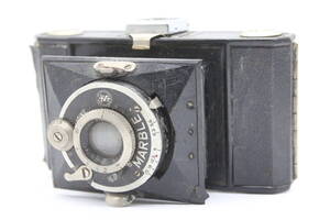 【訳あり品】 Patents Pending Marble Coronar 75mm F5.6 蛇腹カメラ v3479