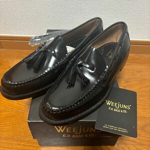 G.H.BASS & CO. WEEJUNS ジーエイチ バス　タッセルローファー　サイズ8H ブラック　070-10904D