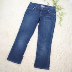 blue cult women ストレッチ　ストレート　デニム　ステッチ　S