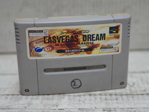 M10292 SFC LASVEGAS DREAM IN GOLDEN PARADISE ラスベガスドリーム イマジニア スーファミ ソフト 本体のみ チェックなし 180円 (0601)