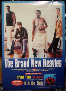 The Brand New Heavies / Trunk Funk - The Best of /ポスター!!