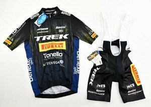 送料無料1★Santini★Trek(トレック) Pirelli MTB ジャージ & ビブショーツ size:M