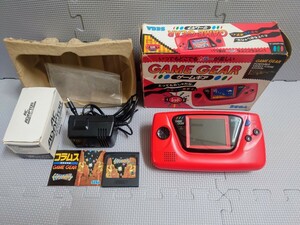 ゲームギア 本体 【ジャンク】 ACアダプター付属 ゲームソフト（コラムス ）付き SEGA GAME GEAR 