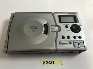 （Z-2681）TASCAM ポータブルCD ボーカルトレーナー CD-VT1 動作未確認　現状品