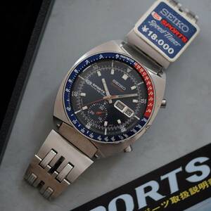 稼動品 デッドストック SEIKO 5 SPORTS SPEEDTIMER JDM セイコー 5 スポーツ スピードタイマー 6139-6000 タグ・取説・箱付 アンティーク 