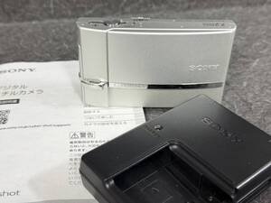 ◎ １円スタート　通電確認済み　SONY　ソニー　Cyber Shot　DSC-T30　コンパクトデジタルカメラ　デジカメ　カメラ　充電器付き