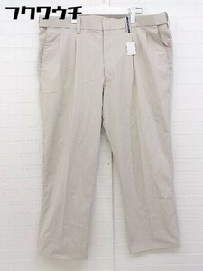 ◇ CUTTER & BUCK カッターアンドバック チェック　ストレッチ パンツ サイズ105 ベージュ　ホワイト メンズ