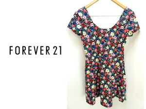 ●フォーエバー21 FOREVER21 花柄ミニスカワンピースM●J