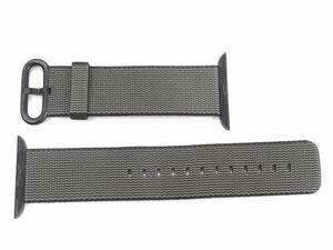 AG 16-17 apple Watch アップルウォッチ 純正 WOVEN NYLON ウーブン ナイロン バンド 42mm 44mm 45mm用 グレー系 ベルト