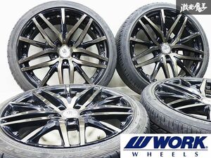 WORK ワーク アバンツォーネ ステラーノ UZ-ST 19インチ 8J +48 5穴 PCD114.3 タイヤ付 4本 225/40R19 アルファード ヴェルファイア