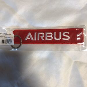 エアバス社　キーリング　Airbus key ring red