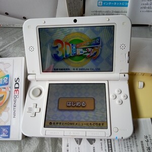 任天堂 3DS LL 中古 ホワイト　ジャンク扱い