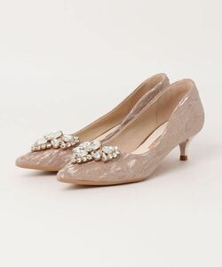 「Jasmine Grandiflorum」 「runnig＆heels」パンプス 25.0cm ゴールド レディース