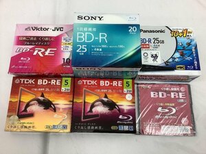 SONY/パナソニック/TDK 他 BD-R/BD-RE まとめ/ブルーレイディスク フィルム破けあり 未使用品 ACB