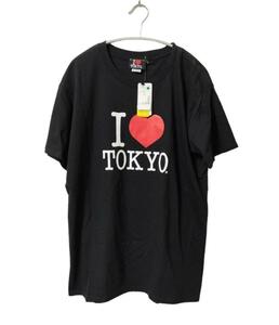 【訳あり】I TOKYO ライセンサー承認Tシャツ メンズL 黒